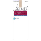 Hanes Silk Reflections Women's Knee High Reinforce Toe 2 Pack