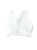 JUST MY SIZE womens Pure Comfort Plus Size Mj1263 bras, White, X-Large US