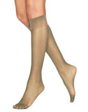 Hanes Silk Reflections Women's Knee High Reinforce Toe 2 Pack