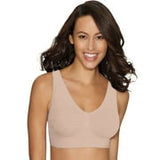 Hanes Cozy Seamless Women's Wireless Bra Nude L