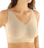 JUST MY SIZE womens Pure Comfort Plus Size Mj1263 Bra, Black, 6X-Large US