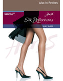 Hanes Women's Control Top Sheer Toe Silk Reflections Panty Hose, Town Taupe, A/B