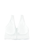 JUST MY SIZE womens Pure Comfort Front Close Wirefree Mj1274 Bra, White, 6X US