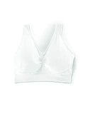 JUST MY SIZE womens Pure Comfort Plus Size Mj1263 bras, White, 4X-Large US