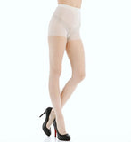Hanes womens Control Top Sheer Toe Silk Reflections pantyhose, Jet, E-F US
