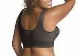 JUST MY SIZE womens Pure Comfort Plus Size Mj1263 Bras, Black, 5X-Large US