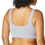 Hanes Women's Get Cozy Pullover ComfortFlex Fit Wirefree Bra, G19F, Light Grey Heather, 3X