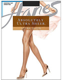 Hanes Silk Reflections Women's Absolutely Ultra Contol Top Pantyhose Sheer Toe 707, Jet, B