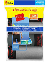 Men's Cool Comfort Mesh Boxer Brief, 5 Pack