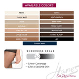 Hanes Women's Control Top Reinforced Toe Silk Reflections Panty Hose, Cocoa, C/D