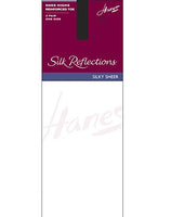 Hanes Silk Reflections Women's Knee High Reinforce Toe 2 Pack