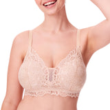 Bali Lace Desire Wireless Bra, Full-Coverage Wirefree Bra, ComfortFlex Fit Convertible Bra for Everyday Wear (Sizes S to 2XL), Latte Lift, 3X-Large