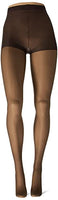 Hanes Silk Reflections Women's Silky Sheer Control Top Sandalfoot Hosiery, Barely There, EF (Pack of 3)