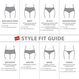 Hanes Women's 6 Pack Nylon Hi-Cut Panties, Assorted, 9