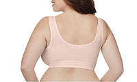 JUST MY SIZE womens Pure Comfort Front Close Wirefree Mj1274 Bra, Sandshell, 3X US