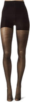 Hanes Women's Leg Boost Cellulite Smoothing Pantyhose BB0001, Jet, E-F