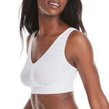 Hanes womens Get Cozy Pullover Comfortflex Fit Wirefree Mhg196 bras, White, Medium US