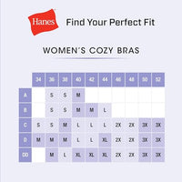 Hanes womens Cozy Seamless Wire-free Bra, Light Grey Heather, XX-Large US