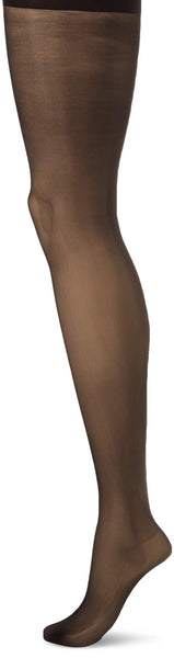 Hanes Silk Reflections Shaper Panty Sheer-Toe Support Pantyhose, Jet, AB