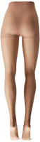 Hanes Women's Control Top Reinforced Toe Silk Reflections Panty Hose, Natural, C/D