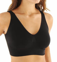 JUST MY SIZE womens Pure Comfort Plus Size Mj1263 Bra, Black, 6X-Large US