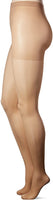 Leggs Womens Sheer Energy Control Top Reinforced Toe Pantyhose 2 Pair, Q, Nude