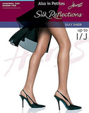 Hanes womens Control Top Sheer Toe Silk Reflections pantyhose, Café a Lait, A-B US