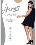Hanes womens Curves Comfort Shorts, Nude, 1X-2X US