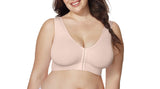 JUST MY SIZE womens Pure Comfort Front Close Wirefree Mj1274 Bra, Sandshell, 5X US