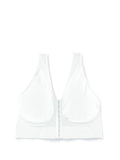 JUST MY SIZE womens Pure Comfort Front Close Wirefree Mj1274 Bra, White, 6X US