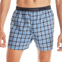 Hanes Men Hanes Men's Tagless Boxers with Exposed Waistband, Assorted Multi-Packs and Colors