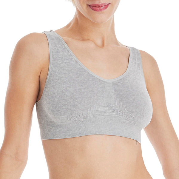 Buy Hanes Women's Oh So Light Comfort Wire Free, Coolest Grey Heather  Print, S at