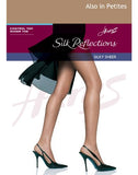 Hanes Women's Control Top Sheer Toe Silk Reflections Panty Hose, Gentle Brown, C/D